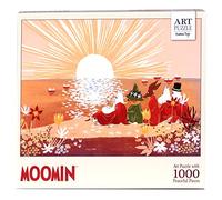 Moomin Art Puzzle - Sunset on the Beach - 1000 piece Jigsaw (Red)