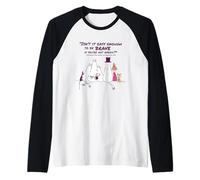 Moomin Be Brave The Memoires of Moominpappa Quote Raglan Baseball Tee