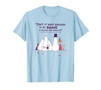 Moomin Be Brave The Memoires of Moominpappa Quote T-Shirt