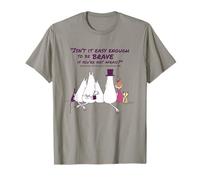 Moomin Be Brave The Memoires of Moominpappa Quote T-Shirt