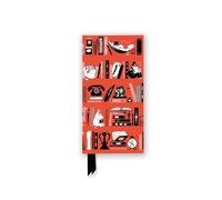 Moomin Bookshelves: Red (Foiled Slimline Journal) (Flame Tree Slimline Journals)