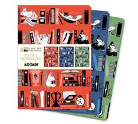 Moomin Bookshelves Set of 3 Standard Notebooks (Standard Notebook Collection)
