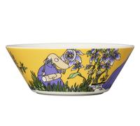 Moomin Bowl Hemulen Yellow Lilac 15 cm Arabia 2023