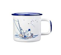 Moomin by Muurla, Enamel Mug, Sailors, White, 0.37L