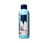 Half Moon Bay Water Bottle Metal (500ml) Embossed - Moomin (Doorstep)