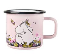 Muurla Moomin enamel mug hugs 37 cl Rosa