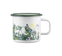 Muurla - Moomin In the garden Enamel Mug 37 cl - White