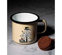 Moomin Enamel Mug The Adventurer Beige 0.37 L Muurla