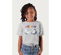 Moomin Family Text T-Shirt in Mid Grey | Size: 12-13 Years Moomin Mid Grey 12-13 Years