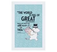 Moomin For Those Who Are Ready Moominpappa At Sea Quote A3 Print Poster Wall Art