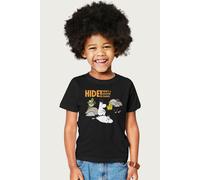 Moomin Hide There's A Monster Coming Spooky T-Shirt in Black | Size: 9-11 Years Moomin Black 9-11 Years