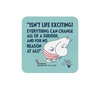 Moomin Life Exciting Moominpappa At Sea Moomintroll Quote Wooden Single Coaster
