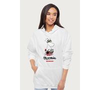 Moomin mamma Flowers Shells Hooded Sweatshirt in White | Size: XL Moomin White XL