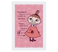 Moomin Mammas Don't Get Lost Moominpappa At Sea Mymble Quote A4 Print Poster Wall Art