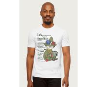 Moomin Men's A New Tune Tales From valley Snufkin Quote T-Shirt in White | Size: XL Moomin White XL