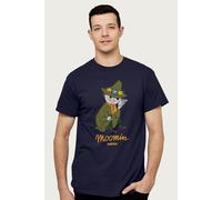 Moomin Men's Snufkin Sitting T-Shirt in Navy | Size: Medium Moomin Navy M