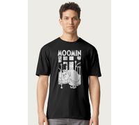 Moomin Men's troll The Groke Lurking In The Night T-Shirt in Black | Size: XL Moomin Black XL