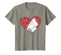 Moomin Moominmamma & Moomintroll Love Heart Kids T-Shirt