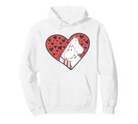 Moomin Moominmamma & Moomintroll Love Heart Pullover Hoodie