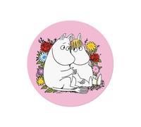 Moomin Moomintroll And Snorkmaiden Flowers Wooden Single Coaster