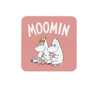 Moomin Moomintroll And Snorkmaiden Picnic Wooden Single Coaster