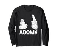 Moomin Moomintroll In Costume Scared By Ghost Long Sleeve T-Shirt