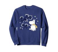 Moomin Moomintroll Winter Watching The Snow Sweatshirt