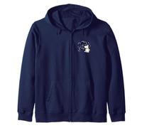 Moomin Moomintroll Winter Watching The Snow Zip Hoodie