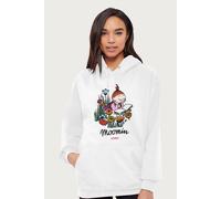 Moomin Mymble Reading Hooded Sweatshirt in White | Size: Medium Moomin White M