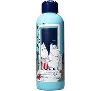 Half Moon Bay Water Bottle Metal (500ml) Embossed - Moomin (Doorstep)