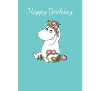 Moomin Snork Maiden with Flowers Happy Birthday Greeting Card