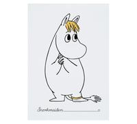 Moomin Snorkmaiden Holding Hands A4 Print Poster Wall Art
