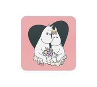 Moomin Snorkmaiden & Moomintroll Love Heart Wooden Single Coaster