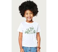 Moomin Snufkin Relaxing In Nature T-Shirt in White | Size: 5-6 Years Moomin White 5-6 Years