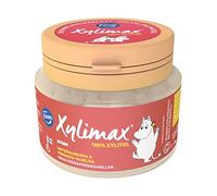 Fazer Moomin Xylimax Wild Strawberry and Peach & Raspberry Pastilles 4 Jars of 90g