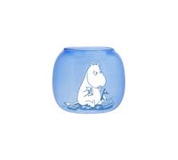 Moomin Tealight Holder Diameter 11 cm Height 9.5 cm Blue