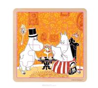 Moomin Teatime Wooden Square Puzzle
