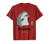 Moomin The Groke with Lamp T-Shirt, Men, Cranberry Red, Large