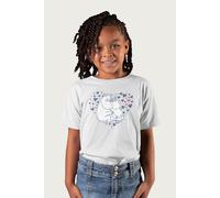 Moomin troll & Snorkmaiden Love Hearts T-Shirt in White | Size: 12-13 Years Moomin White 12-13 Years