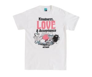 Moomin Unisex Adult Kindness Love And Acceptance T-Shirt TT481