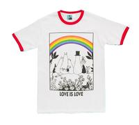 Moomin Unisex Adult Love Is Love T-Shirt TT478