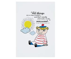 Moomin Very Uncertain Moominland Midwinter Too-Ticky Quote A4 Print Poster Wall Art