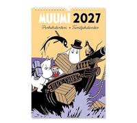 Moomin Wall Calendar 2027 - Putinki Annual Calendar with Moomin Motifs, 34 x 23 cm