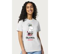 Moomin Women's mamma Flowers Shells Relaxed Fit T-Shirt in White | Size: Medium Moomin White M