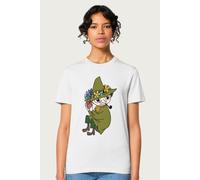 Moomin Women's Snufkin Holding Fruit Relaxed Fit T-Shirt in White | Size: Medium Moomin White M