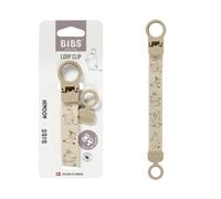 Moomin x BIBS Dummy Clip Loop, Fits All BIBS Dummies, Vanilla | Dummy Chain Holder | Fits All BIBS Dummies | Secure One-Handed Attachment | No More Dropped Dummies