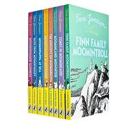 Moomintroll Series Books 1 - 8 Collection Set by Tove Jansson (Finn Family Moomintroll, Comet in Moominland, Moominland Midwinter, Exploits of Moominpappa, Moominvalley in November & MORE!)