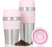 Moon 360° Travel Mugs - Leakproof Reusable Coffee Cup for Hot Drinks - Insulat