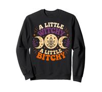Moon A Little Gothic Witchy Bitchy Retro Goth Sweatshirt