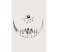 Moon Alignment Journal - 100 blank pages with journal date: Guided By The Moon! Dreams, Refection and Midnight Thoughts